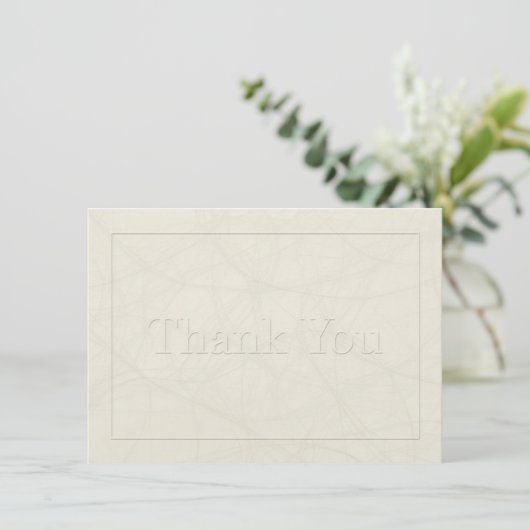 Eenvoudig 4 sympathie Hartelijk dank voor flatkaar Bedankkaart (Staand voorkant)