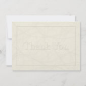 Eenvoudig 4 sympathie Hartelijk dank voor flatkaar Bedankkaart (Voorkant)