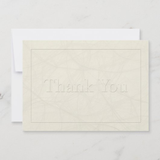 Eenvoudig 4 sympathie Hartelijk dank voor flatkaar Bedankkaart (Voorkant)