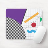 Eenvoudig 80s Mousepad Muismat (Met muis)