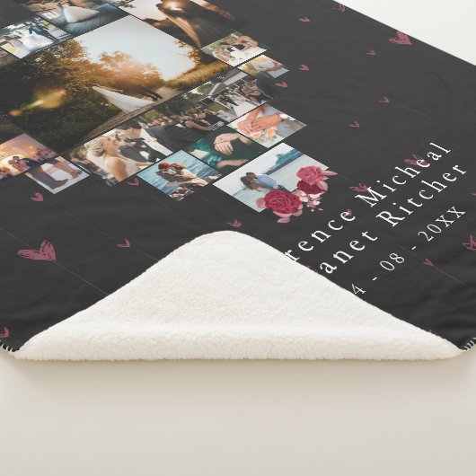 Eenvoudig aangepast 18 Fotohart voor haar Sherpa Deken (3/4)