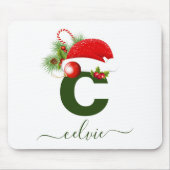 Eenvoudig aangepast, aangepast kerstfeest muismat (Voorkant)