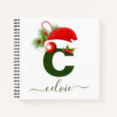 Eenvoudig aangepast, aangepast kerstfeest notitieboek (Voorkant)