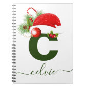 Eenvoudig aangepast, aangepast kerstfeest notitieboek (Voorkant)