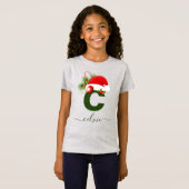 Eenvoudig aangepast, aangepast kerstfeest t-shirt (Voorkant volledig)