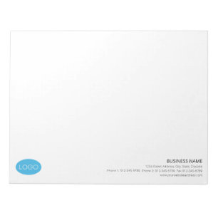 Eenvoudig aangepast, aangepast ontwerp notitieblok