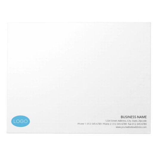 Eenvoudig aangepast, aangepast ontwerp notitieblok (Voorkant)