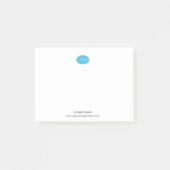 Eenvoudig aangepast, aangepast ontwerp post-it® notes (Voorkant)