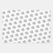 Eenvoudig aangepast bedrijfspatroon Logo Inpakpapier Vel (Voorkant 3)