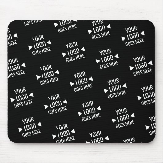 Eenvoudig aangepast bedrijfspatroon Logo Muismat (Voorkant)