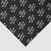 Eenvoudig aangepast bedrijfspatroon Logo Tissuepapier (Detail)