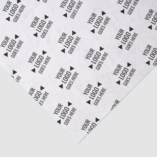 Eenvoudig aangepast bedrijfspatroon Logo Tissuepapier (Detail)