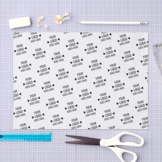 Eenvoudig aangepast bedrijfspatroon Logo Tissuepapier (Craft)