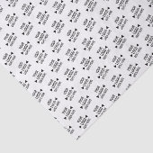 Eenvoudig aangepast bedrijfspatroon Logo Tissuepapier (Detail)