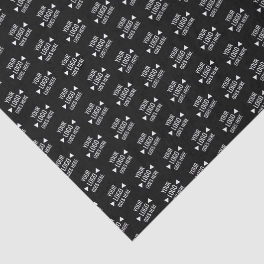 Eenvoudig aangepast bedrijfspatroon Logo Tissuepapier (Detail)