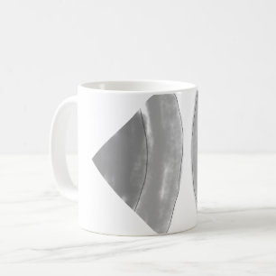 eenvoudig aangepast BLACK mandala monogram voeg jo Koffiemok