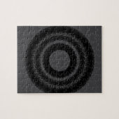 eenvoudig aangepast BLACK mandala monogram voeg jo Legpuzzel (Horizontaal)