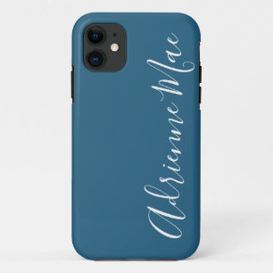 Eenvoudig aangepast blauw groen Hoesje-mais Case-Mate iPhone Case