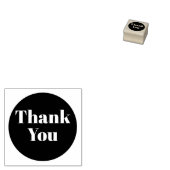 Eenvoudig aangepast Dank je Rubber Stempel (Gestempeld)