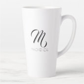 Eenvoudig aangepast elegant latte mok (Rechts)