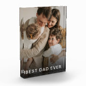 eenvoudig aangepast fotoblok beste vader ooit (Links)