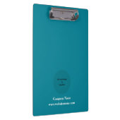 Eenvoudig Aangepast Gepersonaliseerd Licht Blauwgr Klembord (Rechts)