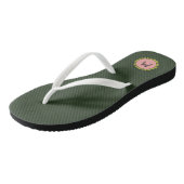 Eenvoudig aangepast Hunter-monogram Teenslippers (Schuin)