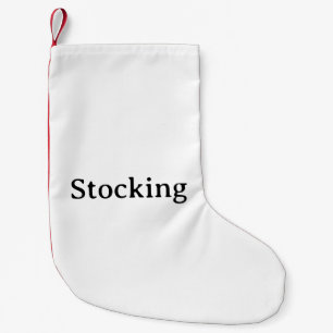 Eenvoudig aangepast klein geborsteld poly rood ach kleine kerstsok