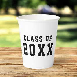 Eenvoudig aangepast kleuromvang in klassen jaar papieren bekers