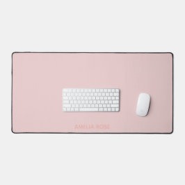 Eenvoudig aangepast Kwartz roze op Roze Bureaumat