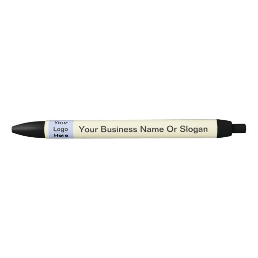 Eenvoudig aangepast logo klein bedrijf gele pen (Voorkant)