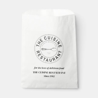 Eenvoudig aangepast Logo Restaurants Bakery Food P Bedankzakje