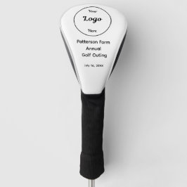Eenvoudig aangepast logo zakelijk golf event cadea golfheadcover