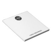 Eenvoudig aangepast minimalistisch modern Notitieb Notitieblok (Schuin)