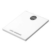 Eenvoudig aangepast minimalistisch modern Notitieb Notitieblok (Linkerzijde)