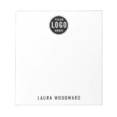 Eenvoudig aangepast minimalistisch modern Notitieb Notitieblok (Voorkant)