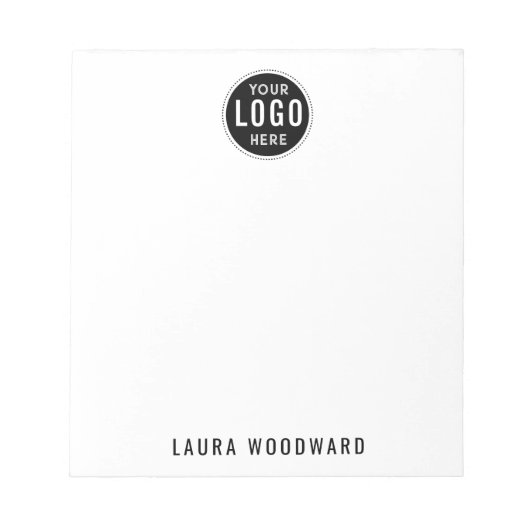 Eenvoudig aangepast minimalistisch modern Notitieb Notitieblok (Voorkant)