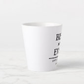 Eenvoudig aangepast ontwerp Beste moeder ooit Moed Latte Mok (Voorkant)