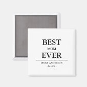 Eenvoudig aangepast ontwerp Beste moeder ooit Moed Magneet (Voorkant / Achterkant)