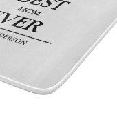 Eenvoudig aangepast ontwerp Beste moeder ooit Moed Snijplank (Hoek)