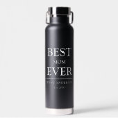 Eenvoudig aangepast ontwerp Beste moeder ooit Moed Waterfles (Voorkant)