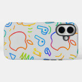 Eenvoudig Aangepast ontwerp gepersonaliseerd Trend Case-Mate iPhone Case (Achterkant (horizontaal))