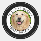 Eenvoudig aangepast pakket ronde sticker (Voorkant)