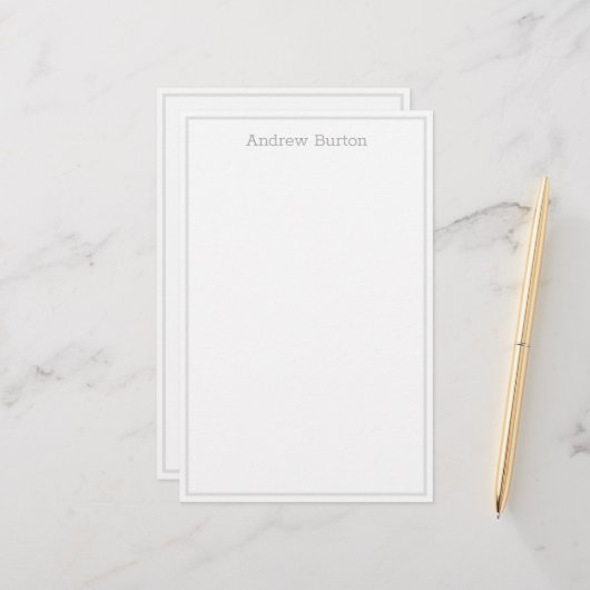 Eenvoudig aangepast papier voor kantoorbenodigdhed (Voorkant / Achterkant in situ)