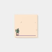 Eenvoudig aangepast Plant Post-it® Notes (Voorkant)