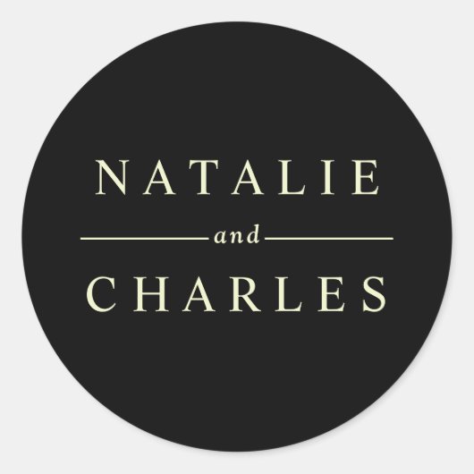 Eenvoudig aangepast ronde sticker (Voorkant)