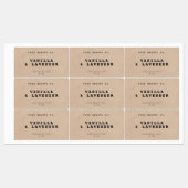 Eenvoudig aangepast Rustic Kraft-zeeplabel Labels (Vel)