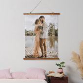 Eenvoudig aangepast script bruiloft foto-toetsenbo hangend wandkleed (Slaapkamer)