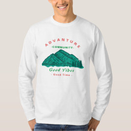 Eenvoudig aangepast volledig Sleeve Mannen T-shirt