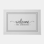 Eenvoudig aangepast welkom deurmat (Voorkant)